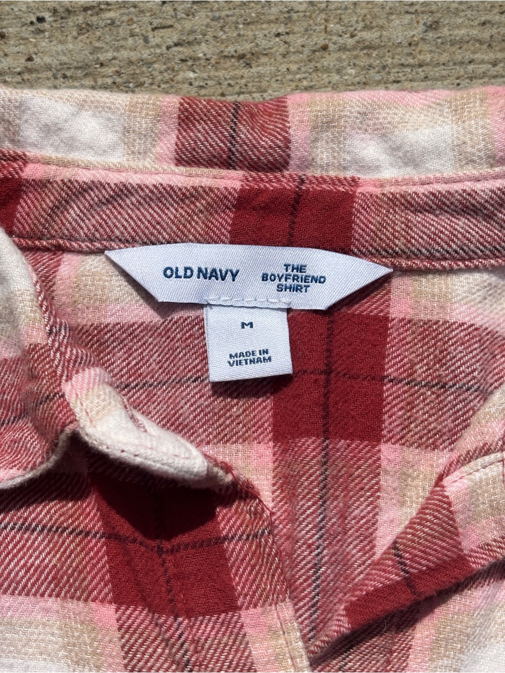 Red and Tan Plaid Flannel - Picture 6 of 8